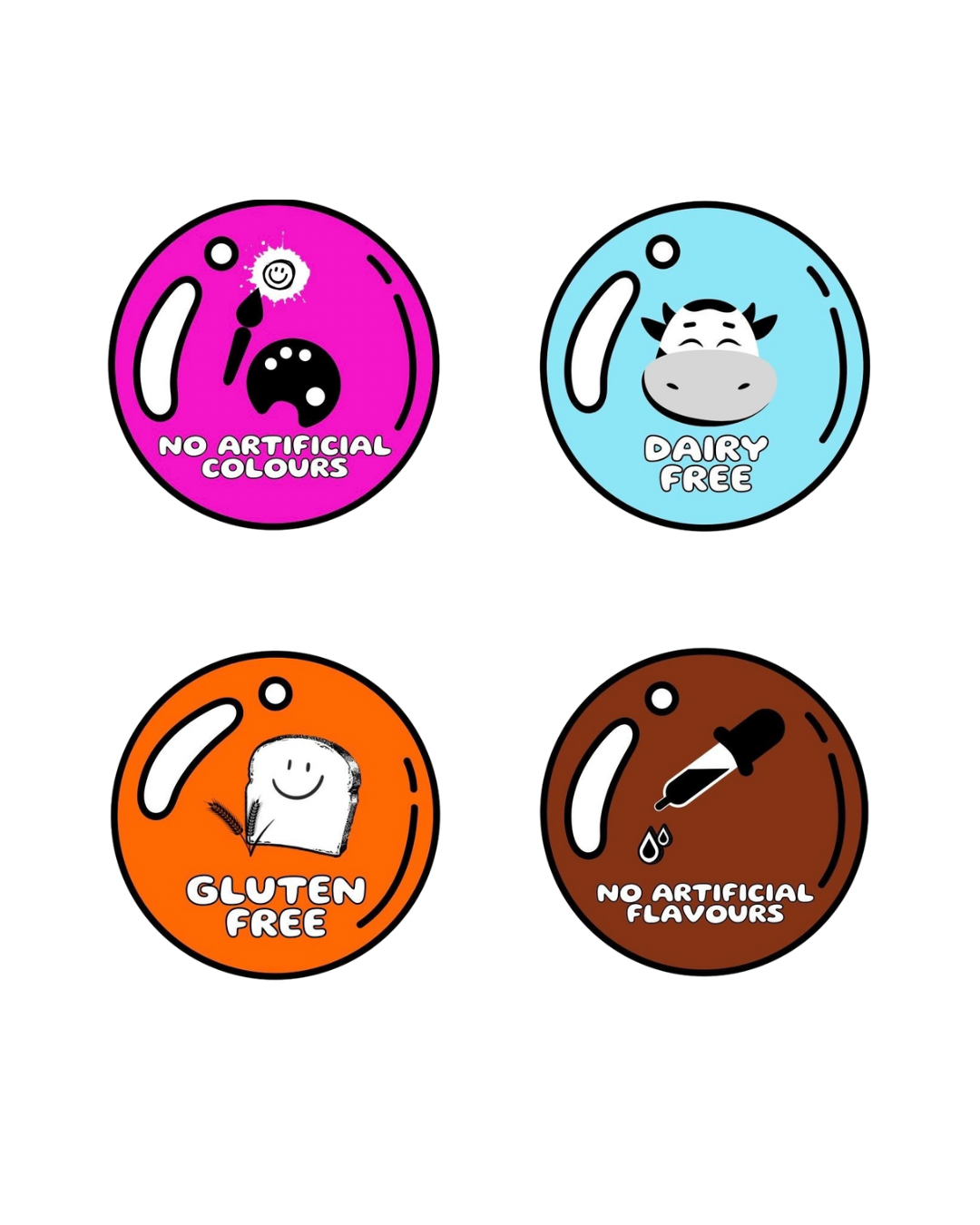 Fizzy Bubblegum Bottles Per 100g