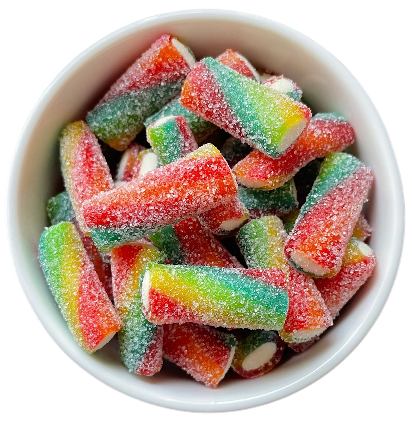 Fizzy Rainbow Bites Per 100g