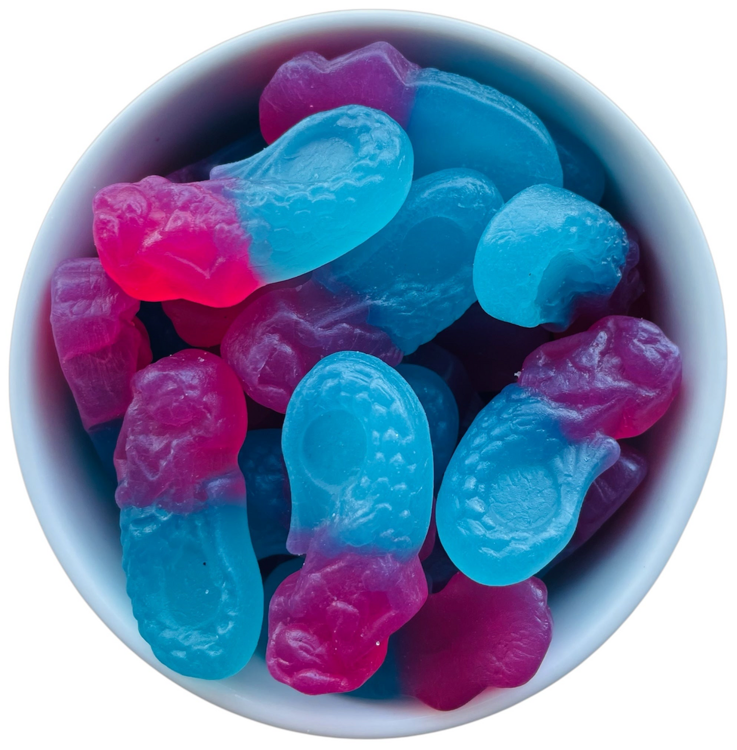 Vegan Bubblegum Mermaids Per 100g